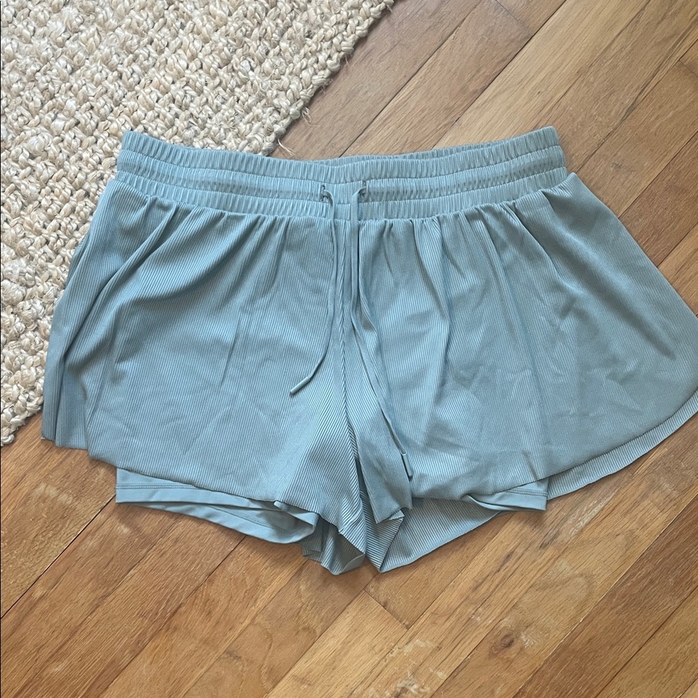 Light Green Skirt Shorts